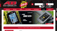 Desktop Screenshot of ciclesab.com